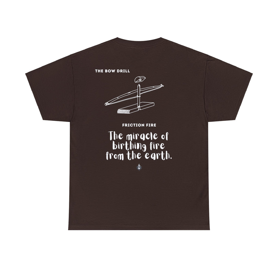 The Dark Bow Drill T-shirt MPSS Unisex Heavy Cotton Tee